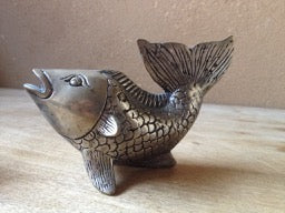 Silver Coloured Metal Fish